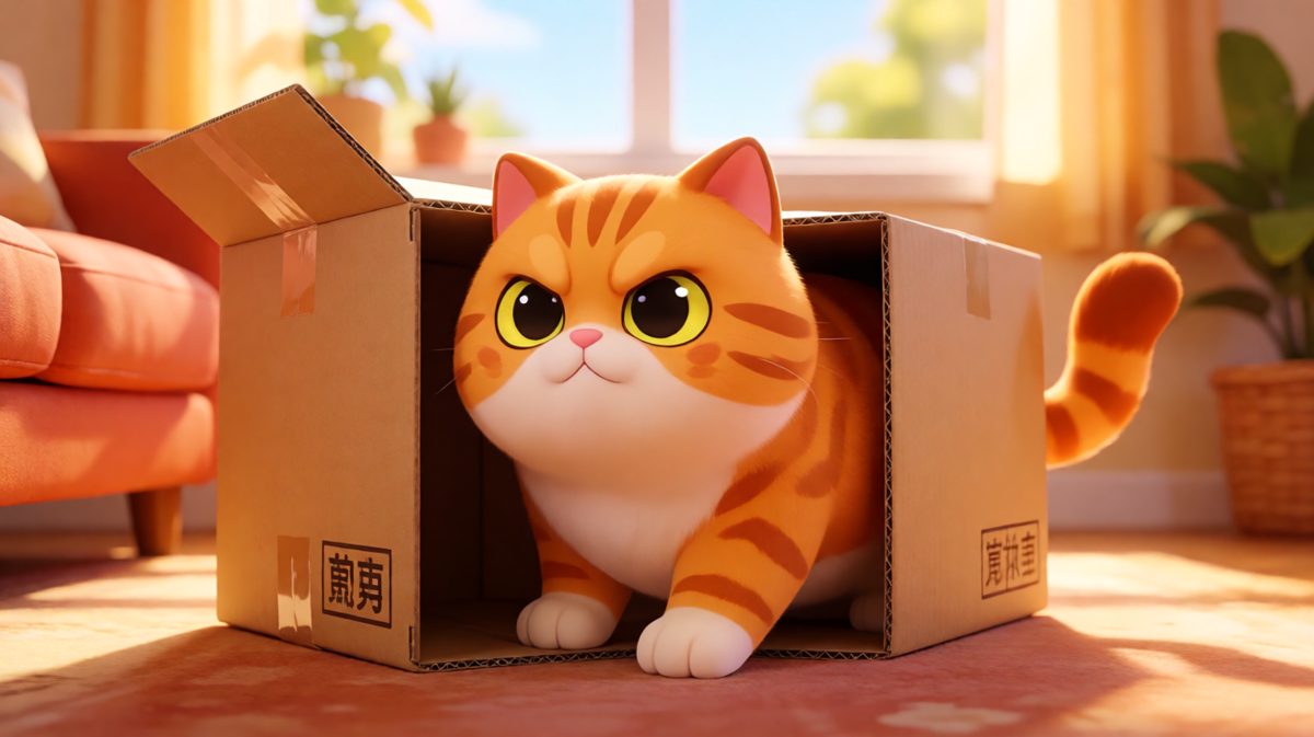 猫：只要盒子够小，我就能变小。