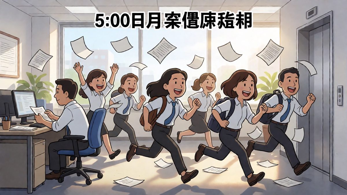 周五五点半，我跑得比博尔特还快