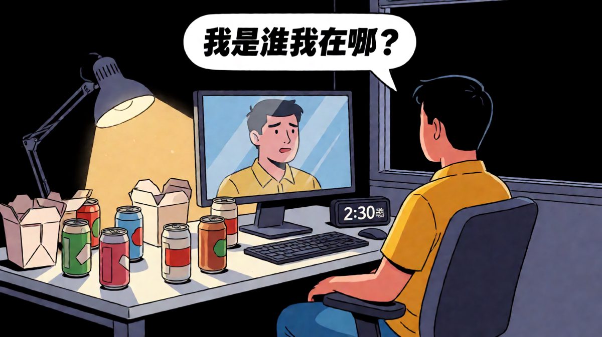加班到深夜，发现加的是寂寞