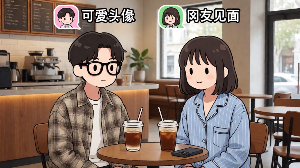网友见面现场：美颜骗了我整整三年