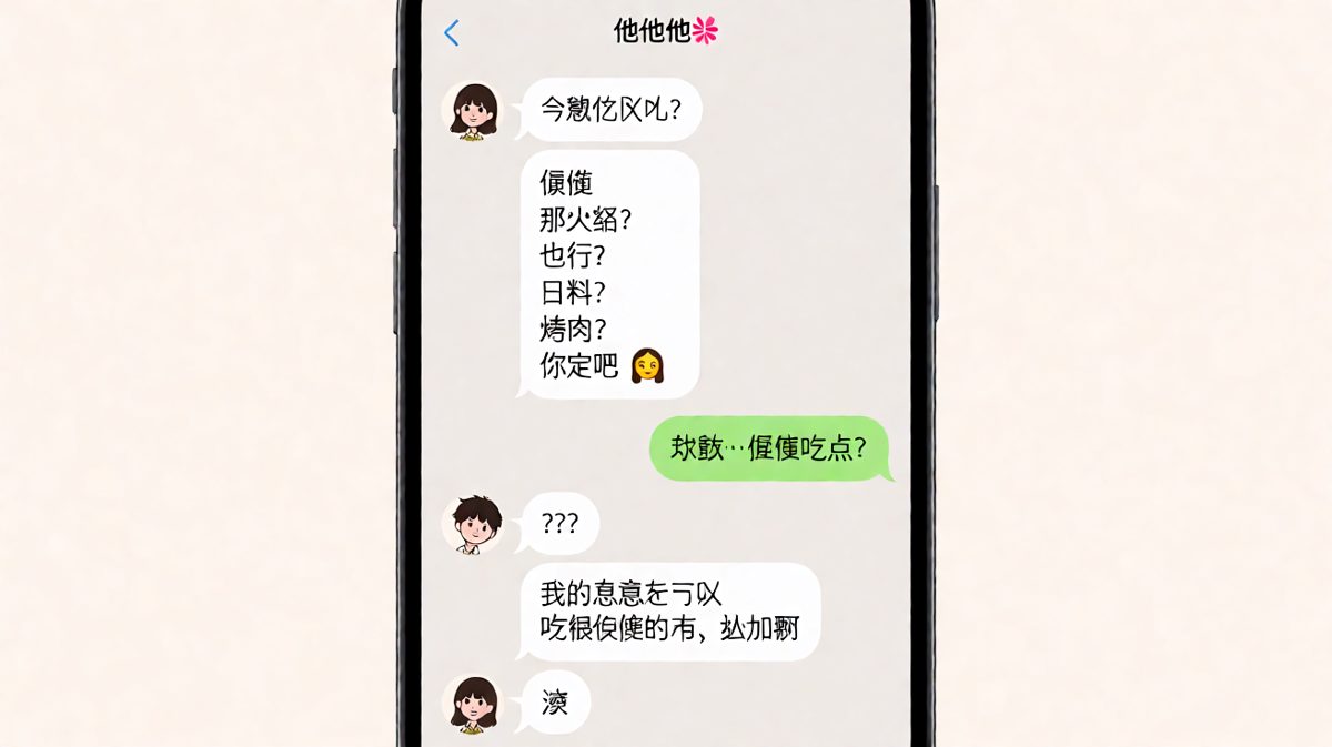 「随便」是情侣间最难的阅读理解题