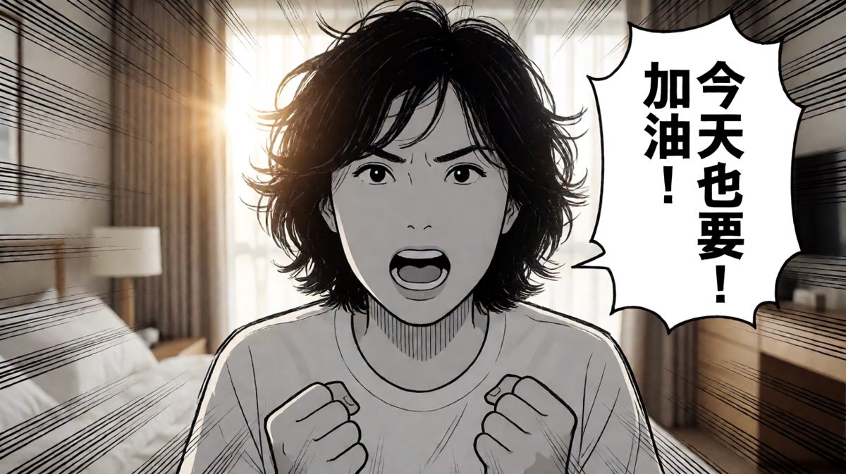 梦到自己定了闹钟，热血沸腾地醒来