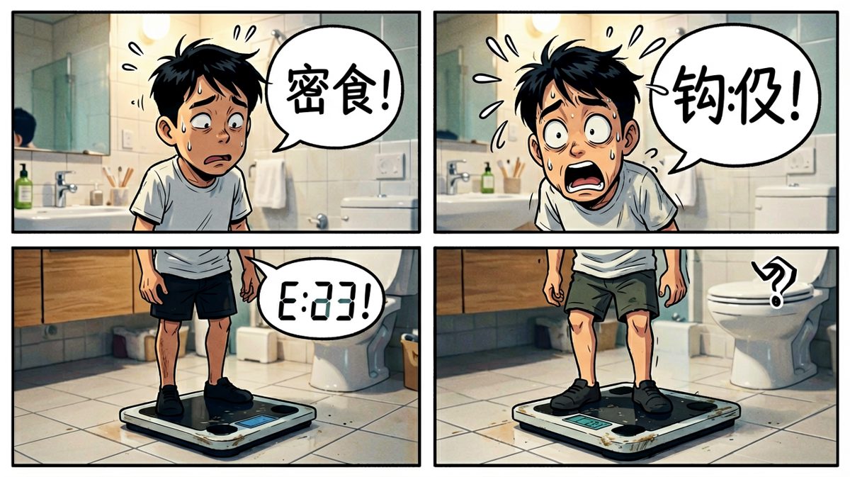 明天……从明天开始认真减！