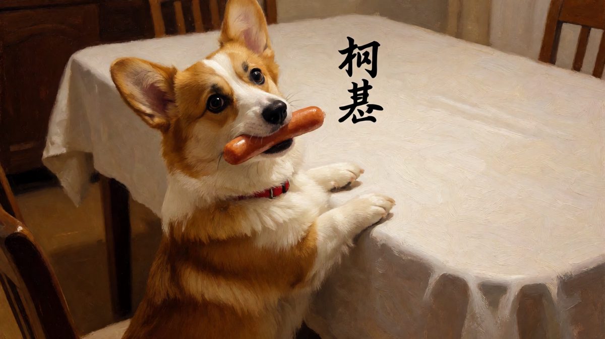 不是我吃的，是香肠自己进嘴的。