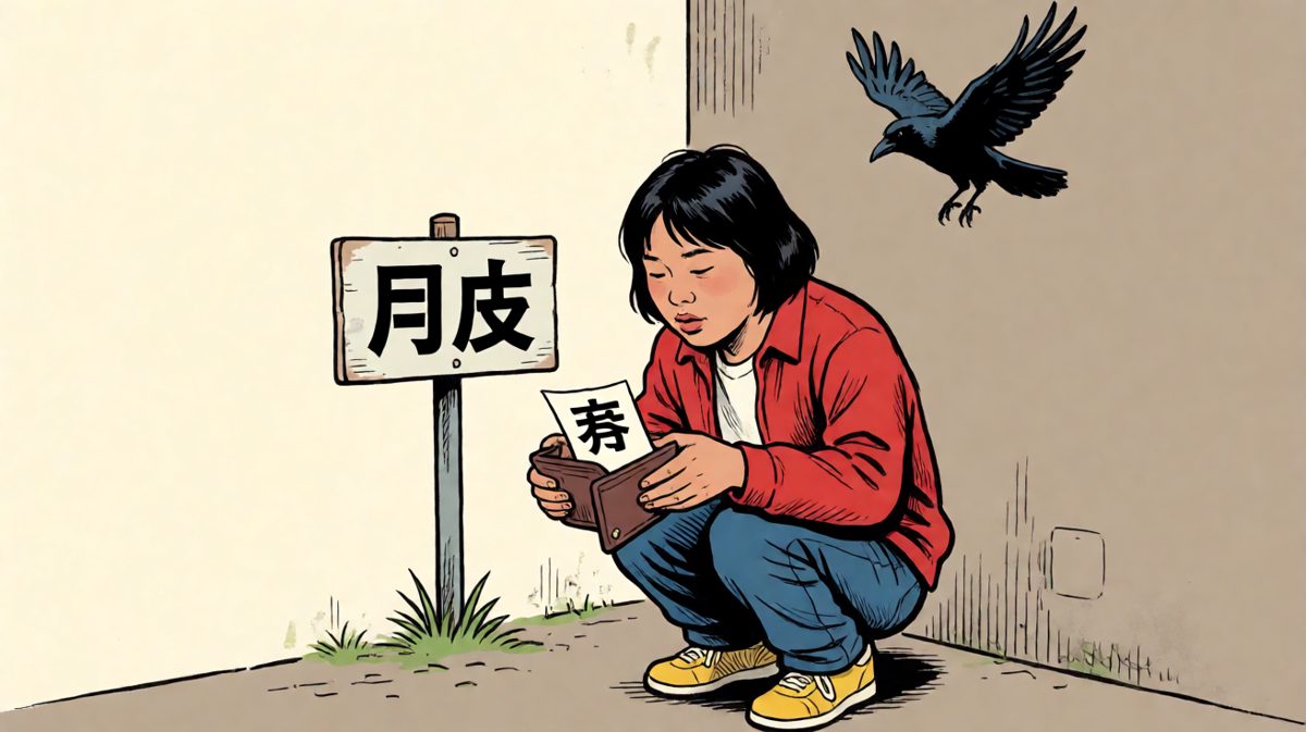 每个月都有那么几天，穷得连风都喝饱了
