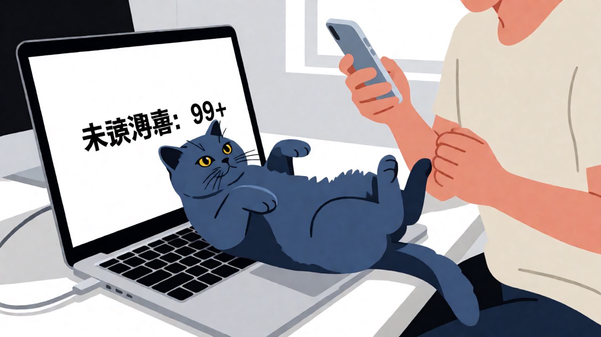 你的工作不重要，本喵坐在你键盘上才重要