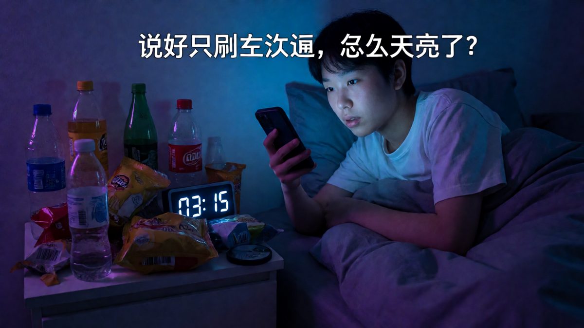 熬夜选手的日常：明明困得要死，却舍不得放下手机