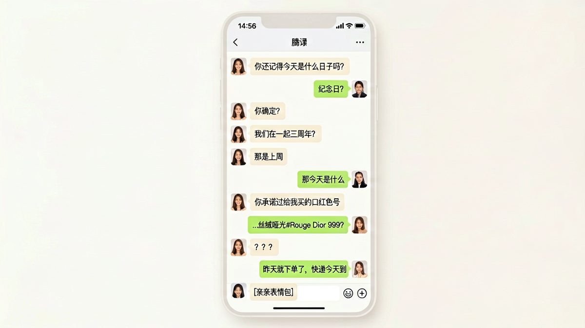 以为男朋友忘了，结果他早就默默下单了