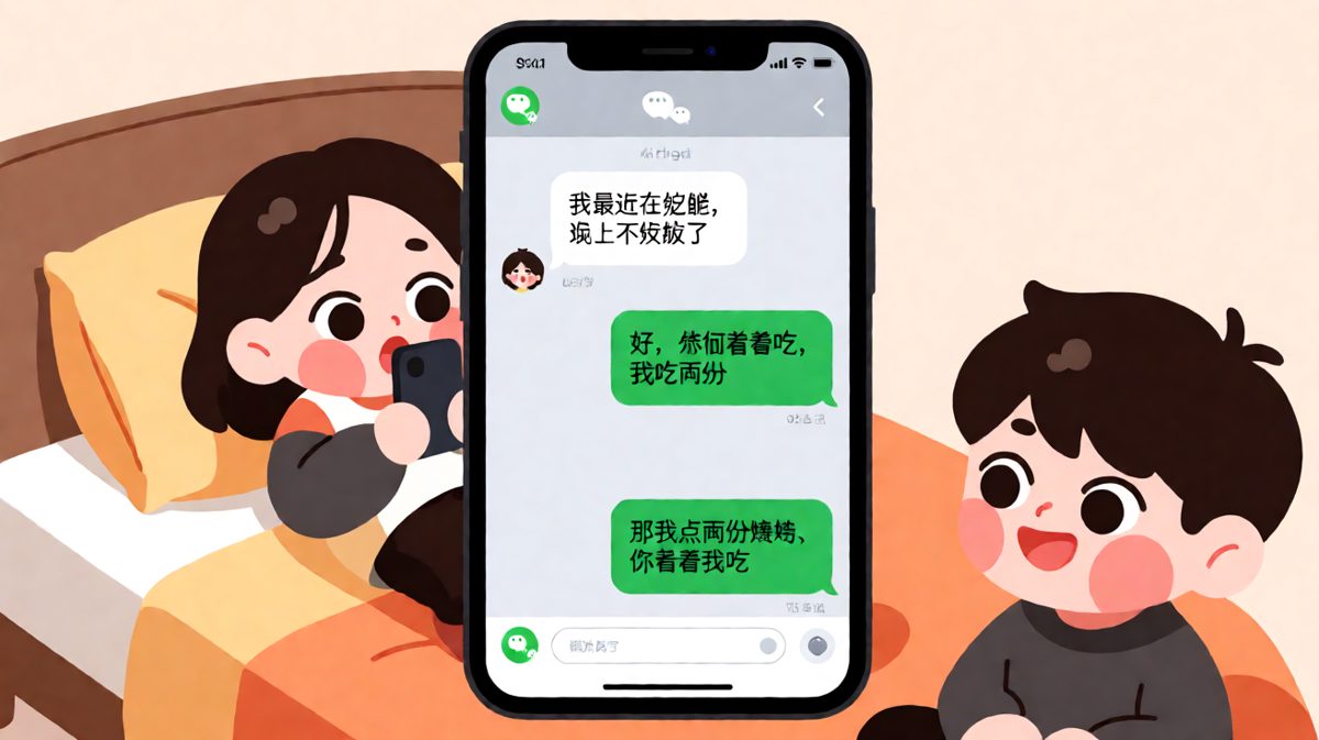 减肥宣言翻车现场：你说看着吃，结果你吃两份