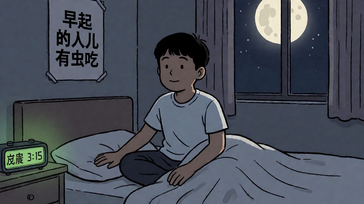 凌晨三点，我和失眠互相凝视