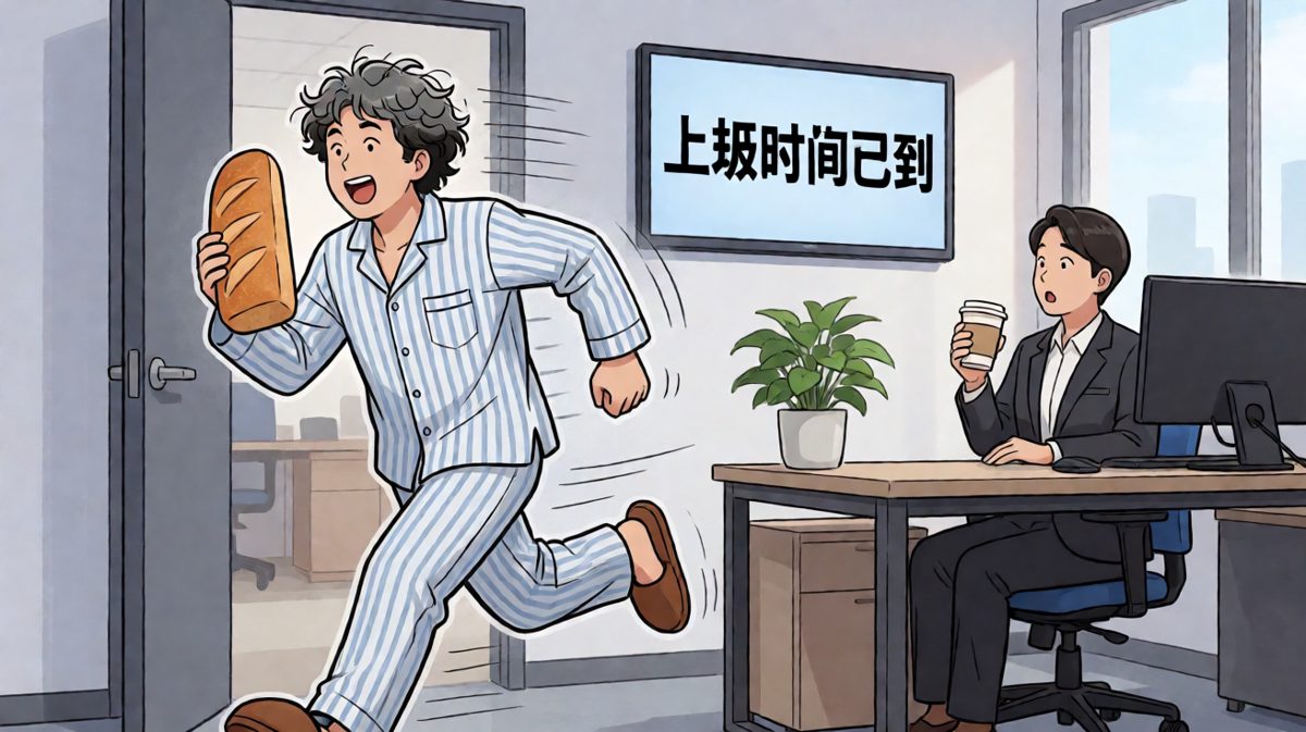 同事：你的睡衣……是新款吗？