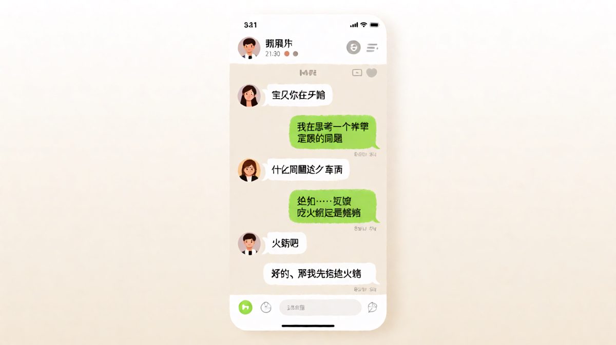 女生思考晚饭吃什么，最后选择全部拒绝