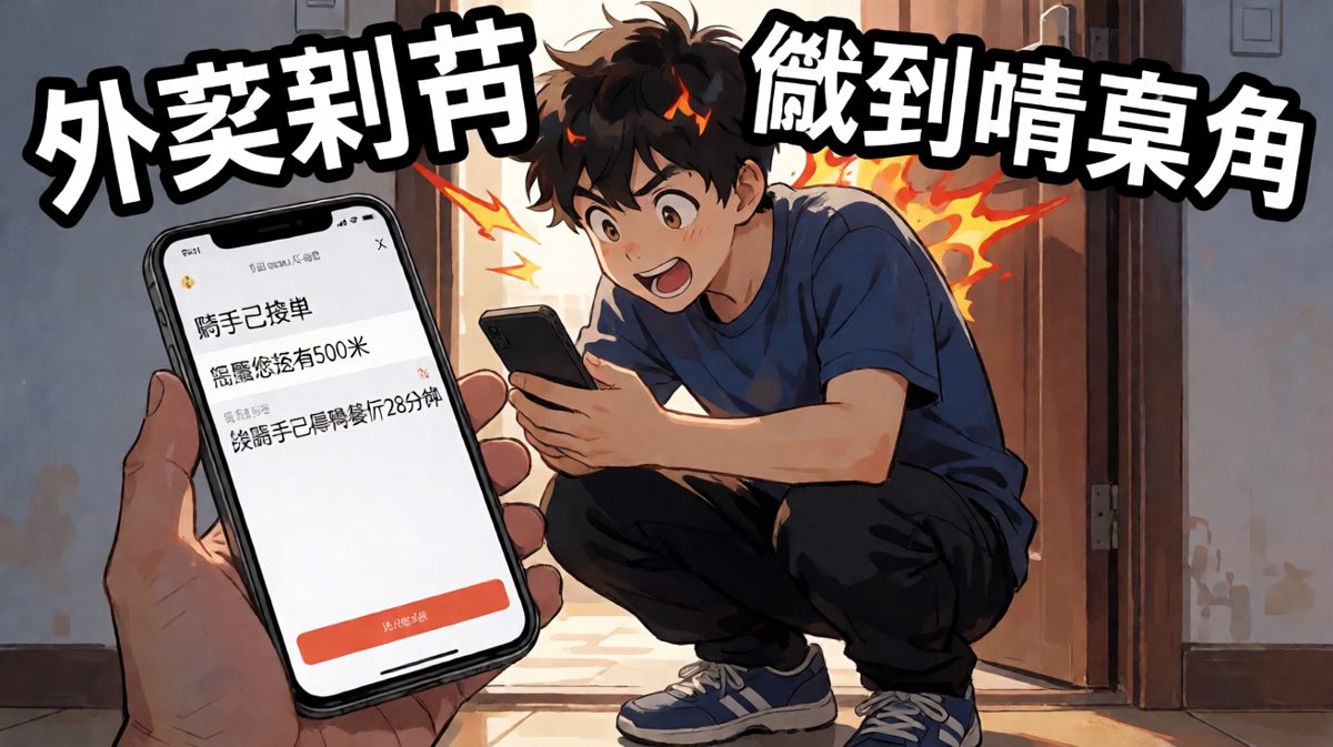 等外卖等到怀疑人生，骑手是不是在绕地球一圈