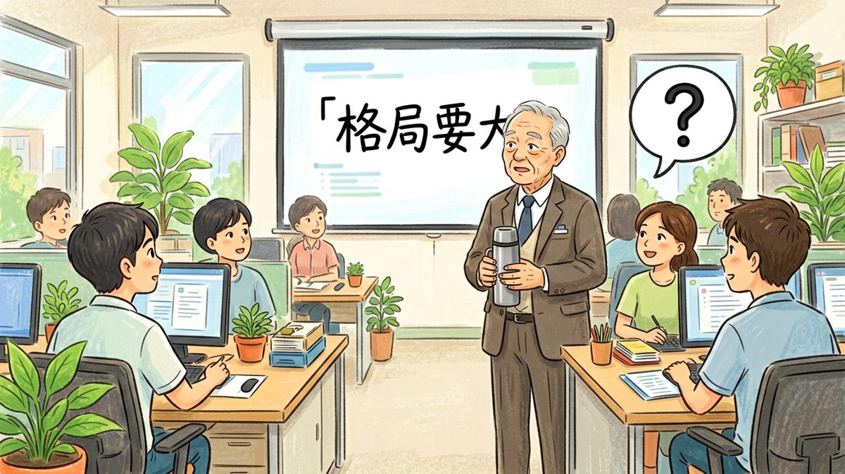 老板叮嘱「不要只盯着工资」，员工问「那盯啥」。