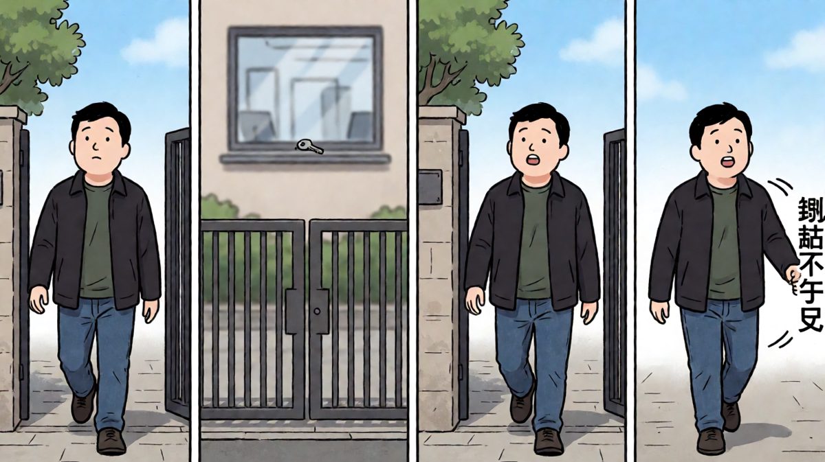 下班才发现钥匙忘在办公室