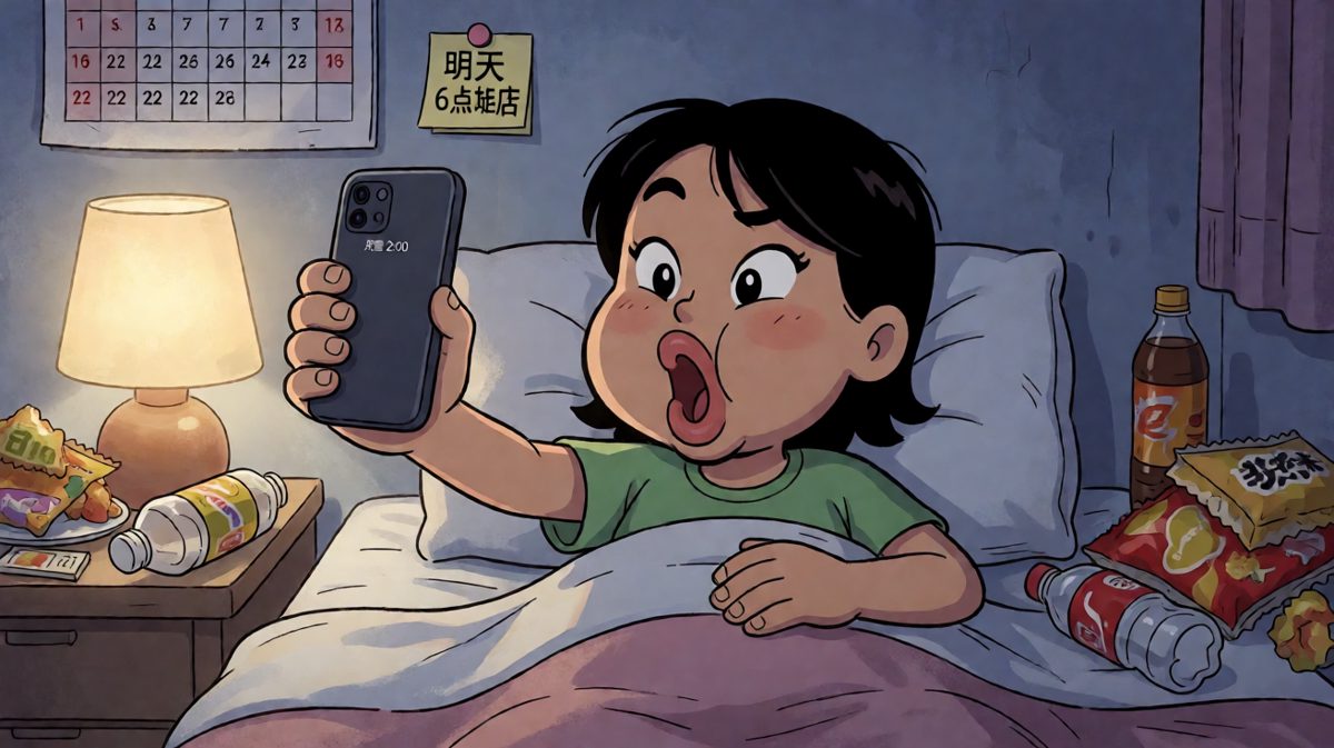 凌晨两点，这位勇士许下了明早六点的宏伟誓言。