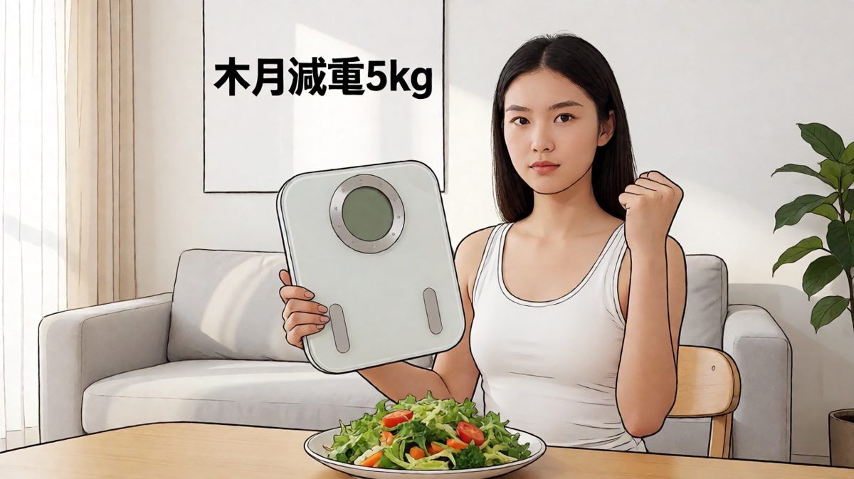 第一天：立下减肥flag，信心满满