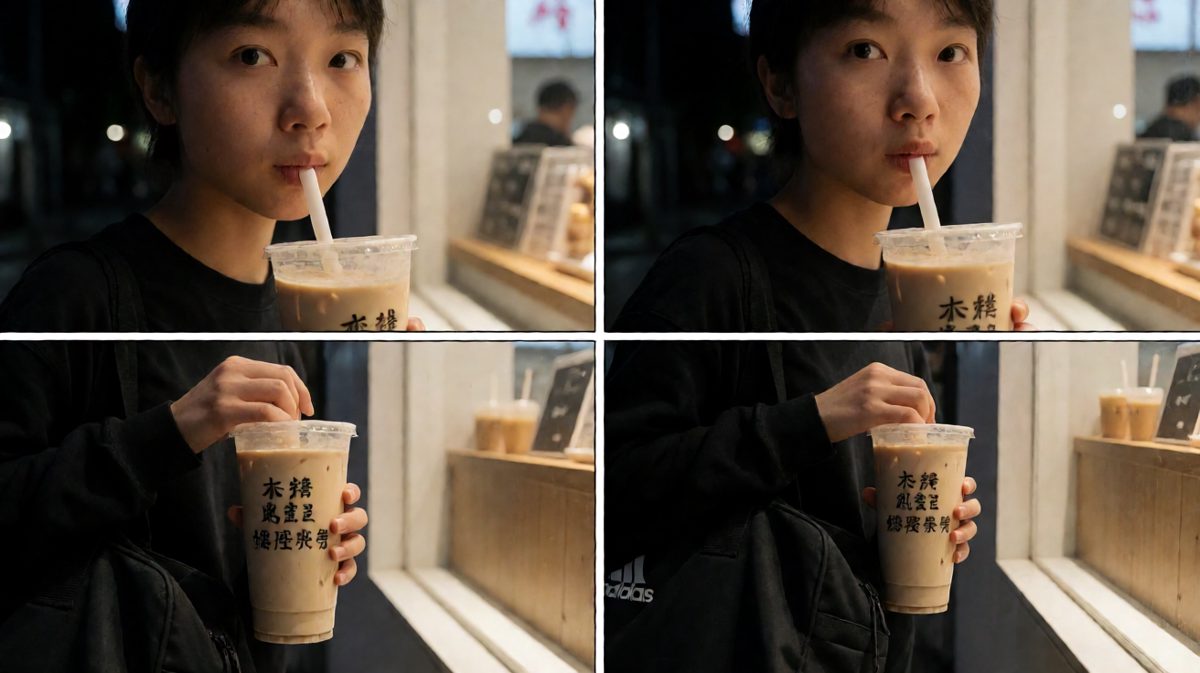 第二天：路过奶茶店，内心开始动摇