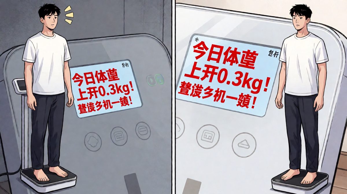 体脂秤不仅报数，还附带毒舌点评