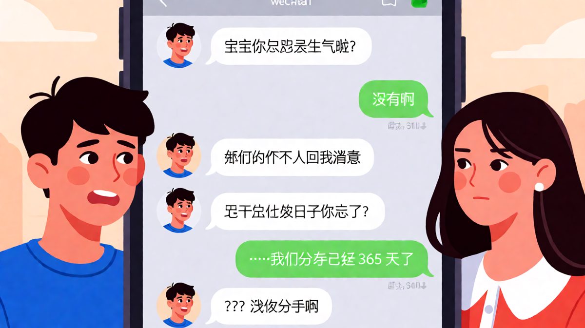 「我们分手365天了」——原来只有她一个人记得