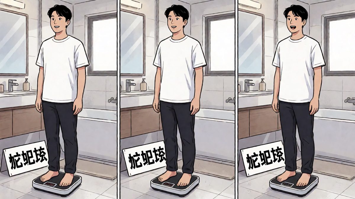 结局：秤说，你昨天那口算我的。