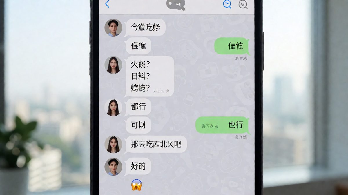 问女生吃什么她总说随便，直到男生真的随便了一次。