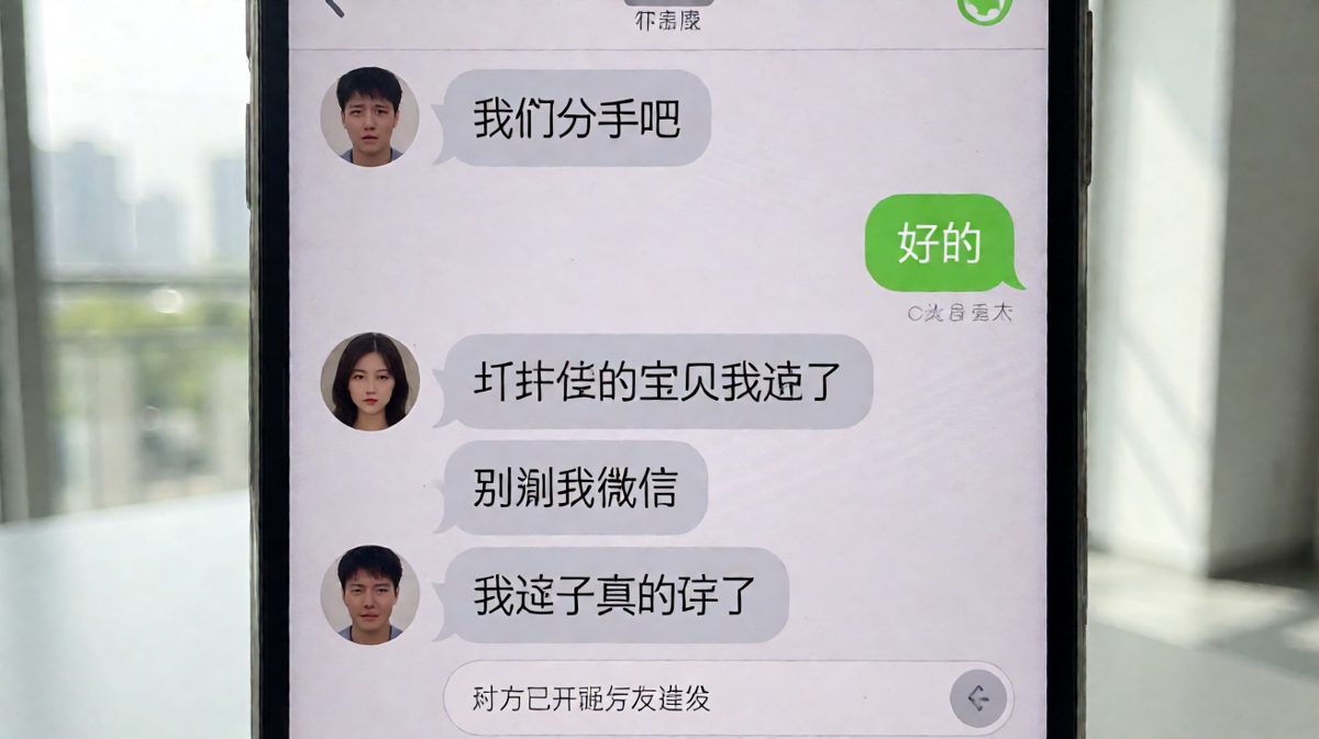 一句分手换来删除好友的终极反转