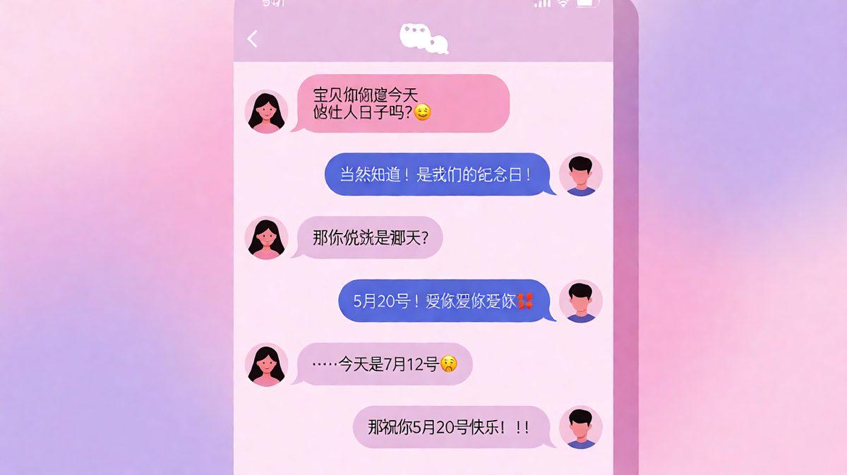 提前两年过纪念日，男友的求生欲操作