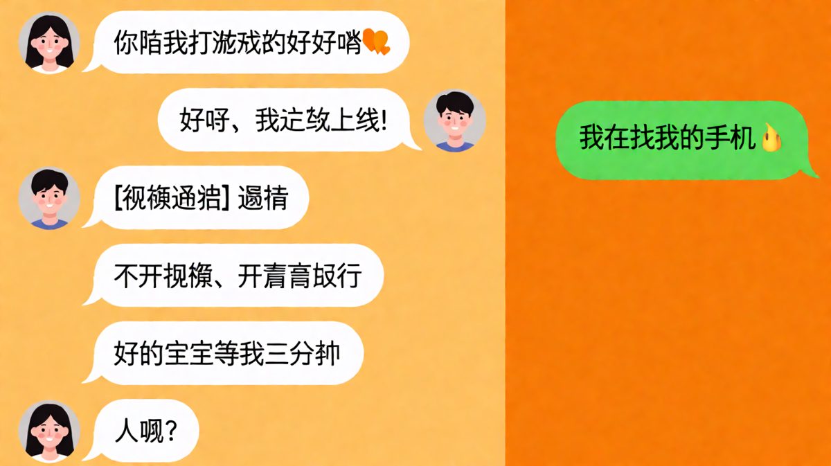 找手机找了五分钟，这男友没法要了