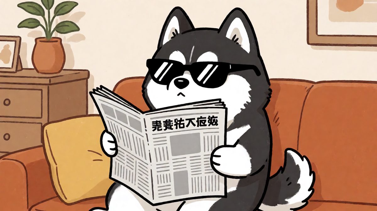 二哈：墨镜一戴，谁都不爱（除了墨镜 itself）