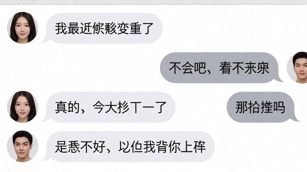 体重问题教科书级翻车，撤回消息暴露求生本能