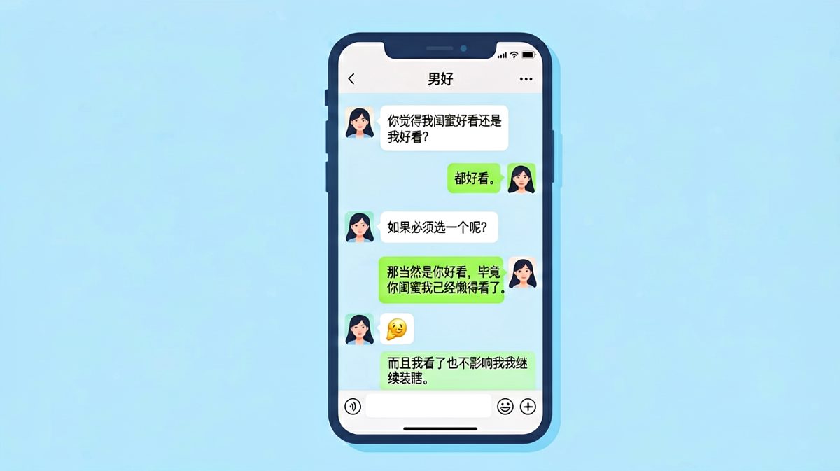 求生欲满分但情商归零的直男式答案