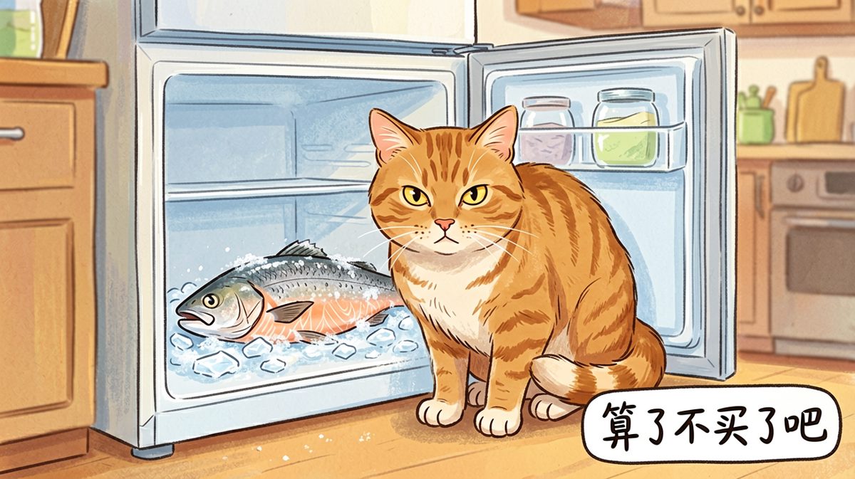 猫咪：想吃又嫌贵的经典纠结现场