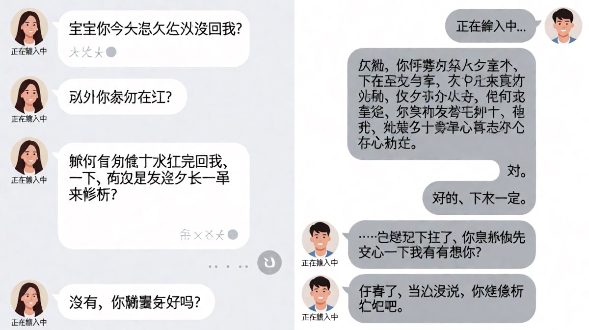 他解释了十万个字，只想听你说一句也想他
