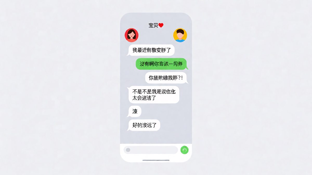 求生欲满分反被坑：男生以为夸完就安全了，结果越描越黑