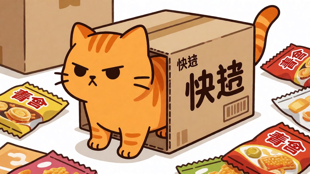 只要箱子够小，我就够大，本喵就是这么自信。