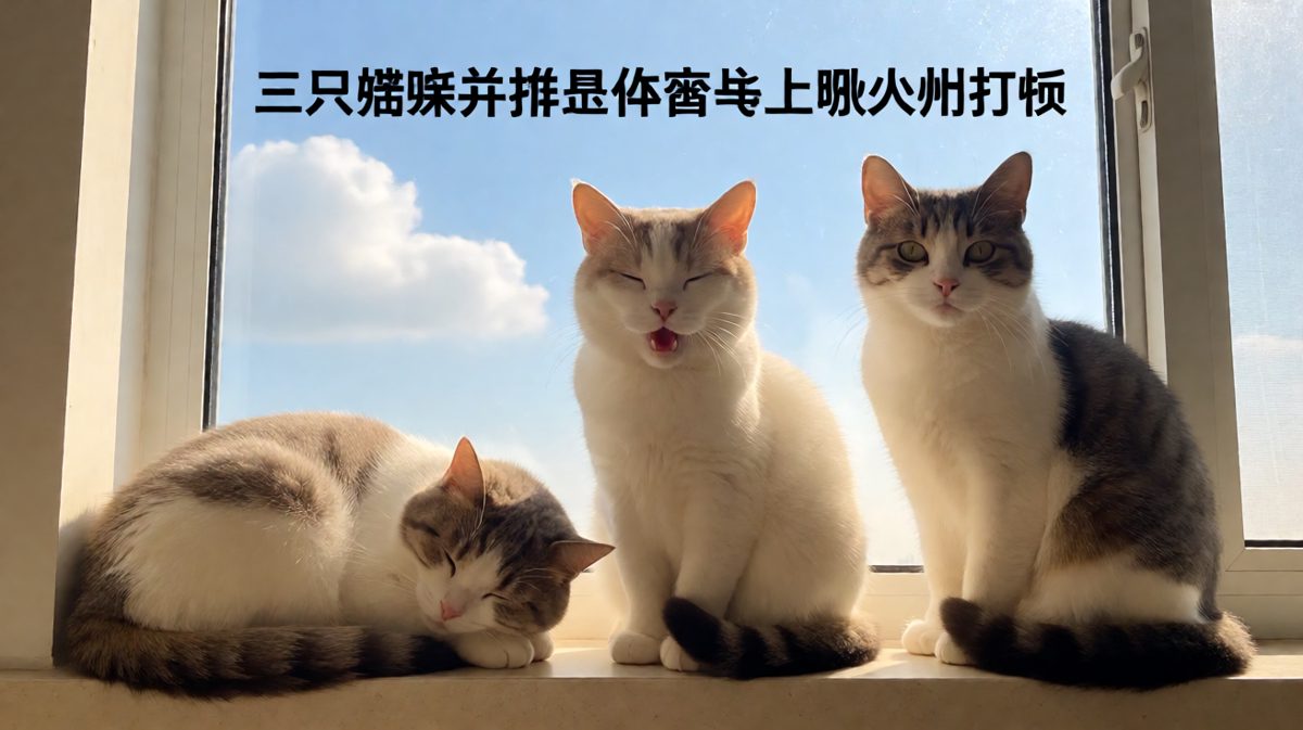 猫界三状态：装死、真睡、假警觉。
