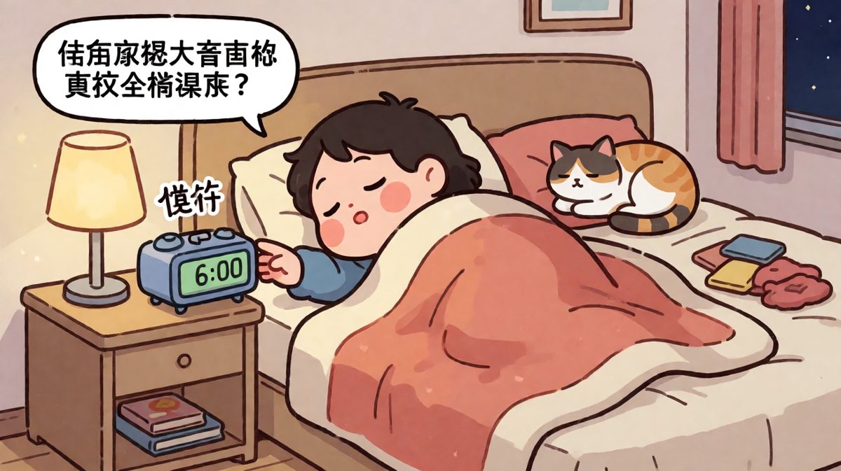 再睡五分钟，就五分钟~
