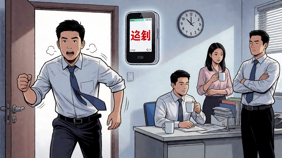……我又双叒叕迟到了。
