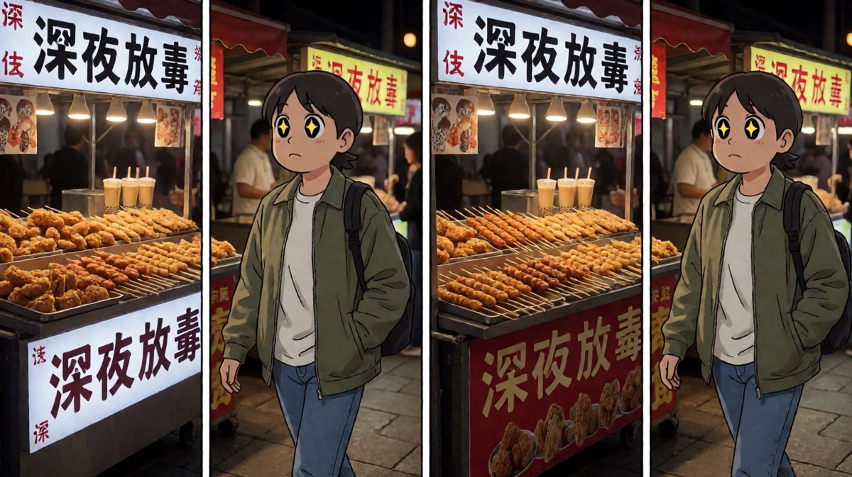 路过夜市毫无抵抗力