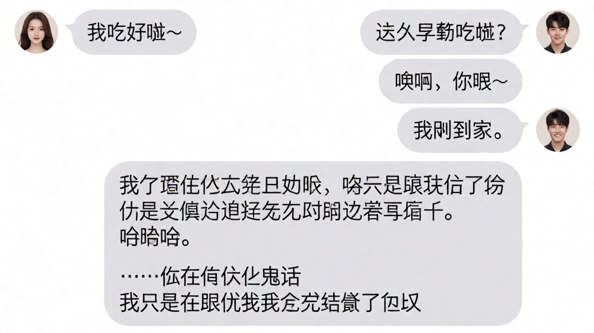 《理解偏差》——男方脑内疯狂补剧情，女方一脸懵逼