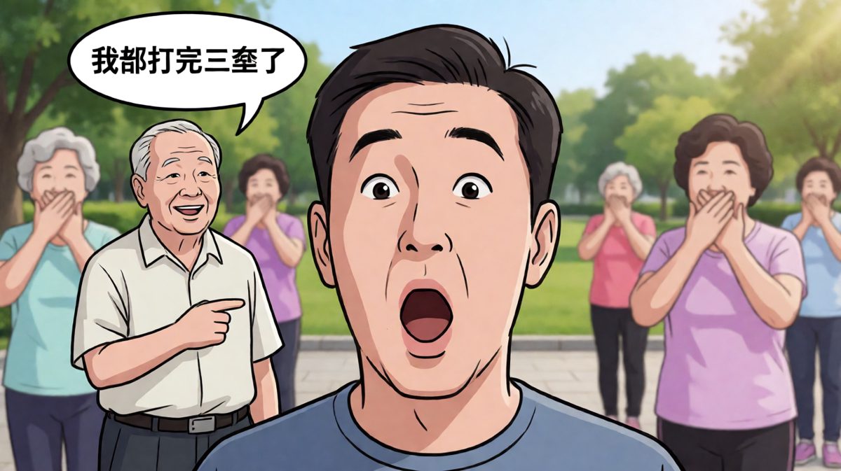 大爷淡淡一句话，直接把我的人生击碎。