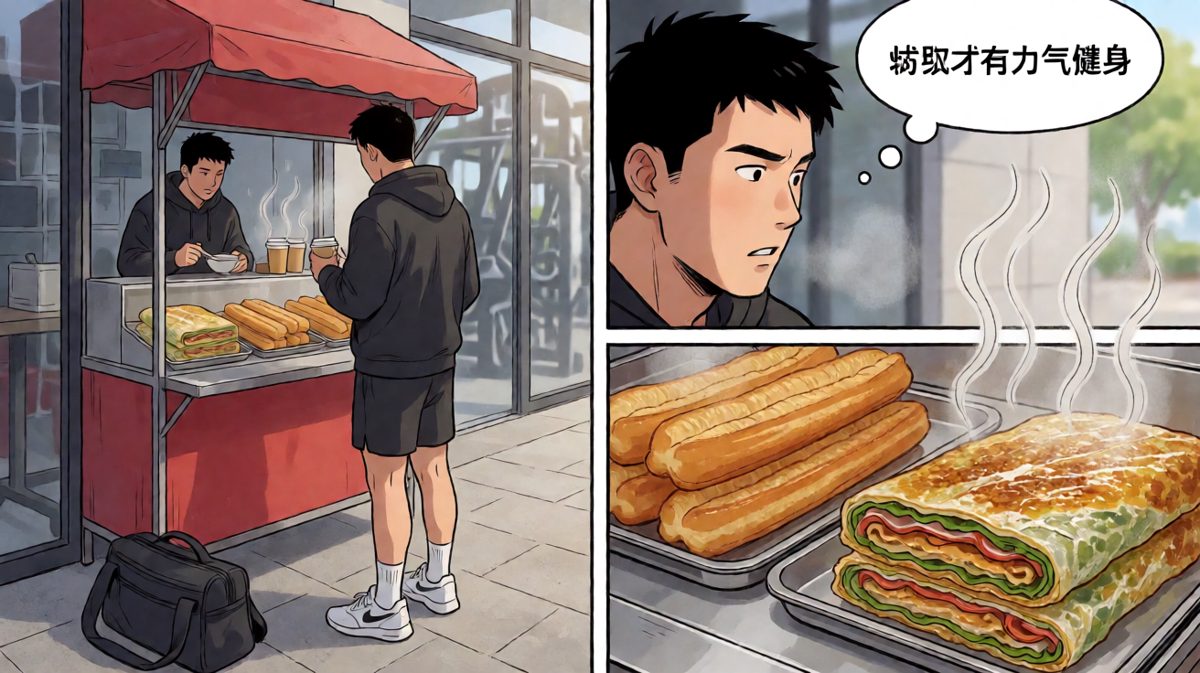 一周后：健身？先填饱肚子再说！