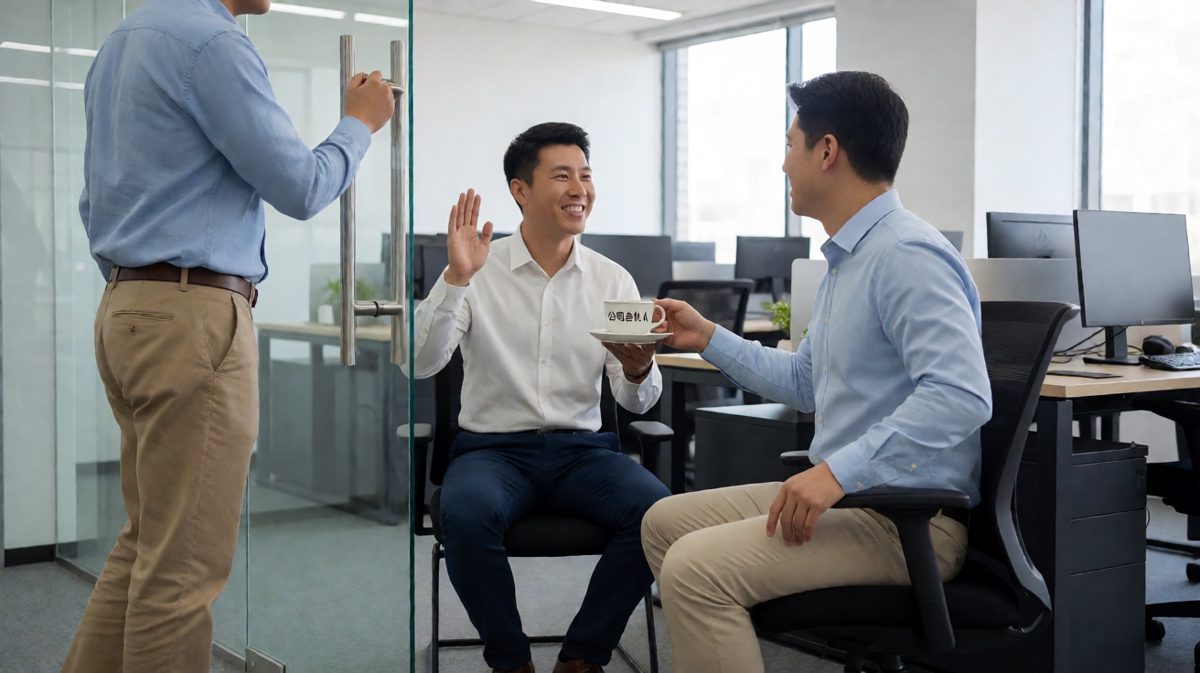 员工被叫进办公室，以为要升职，结果只是'茶水间合伙人'
