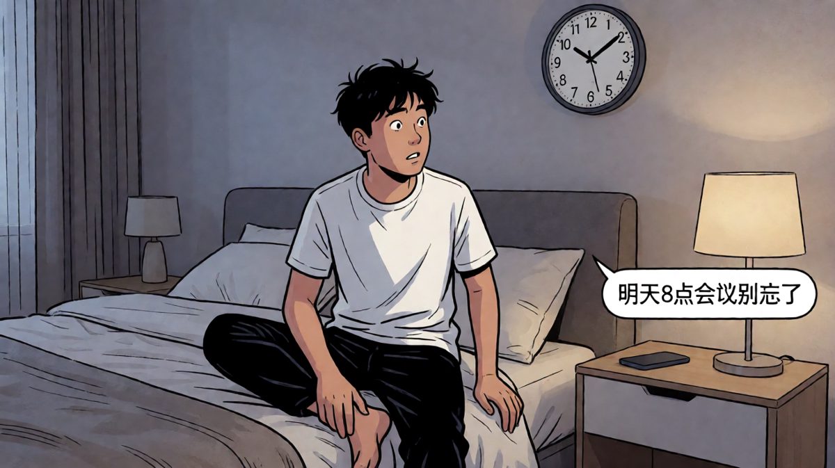 闹钟响起，惊醒梦中人