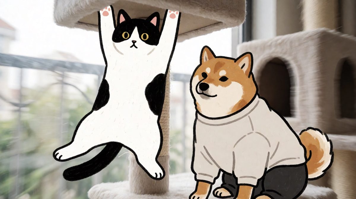 猫：我本来想稳稳落地的……