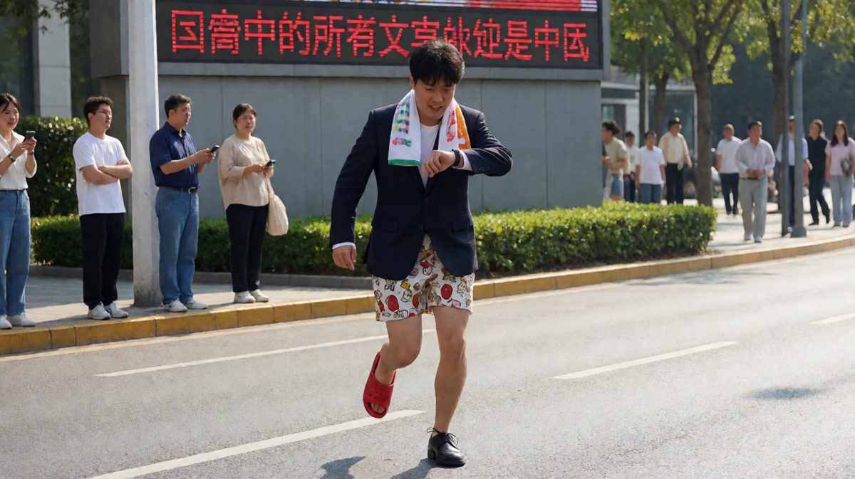 主角终于意识到——自己好像只换了一只鞋。