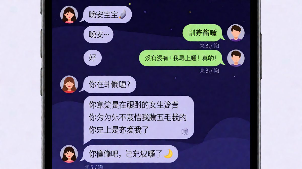 晚安之后，真正的聊天才刚刚开始