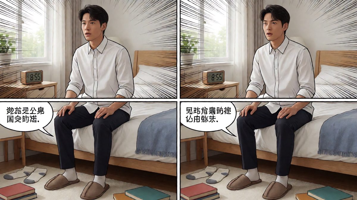 发现要迟到了！