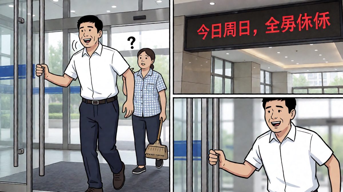 推开门的瞬间，天塌了